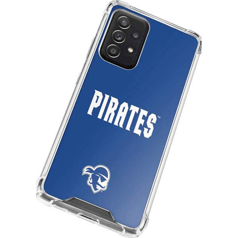 Seton Hall University Pirates Net Galaxy A72 5G Clear Case